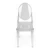 Atlas Commercial Products Ghost Chair, No Arms GC4-CLEAR